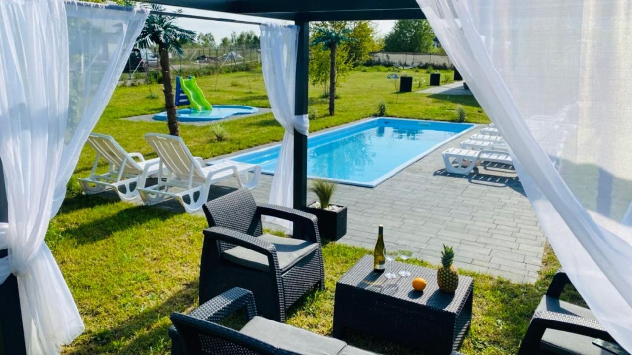 Domki Black Pearl Mielno Basen Sauna Jacuzzi Luaran gambar
